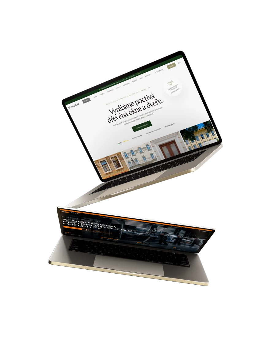 Examples of the Trustav and RS-STEEL websites